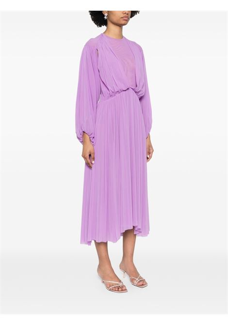 Abito lungo in jersey in viola Philosophy Di Lorenzo Serafini - donna PHILOSOPHY DI LORENZO SERAFINI | 040221180219